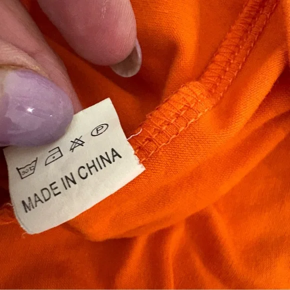 Orange Graphic Tee with Hocus Pocus Print - Picture 5 of 5